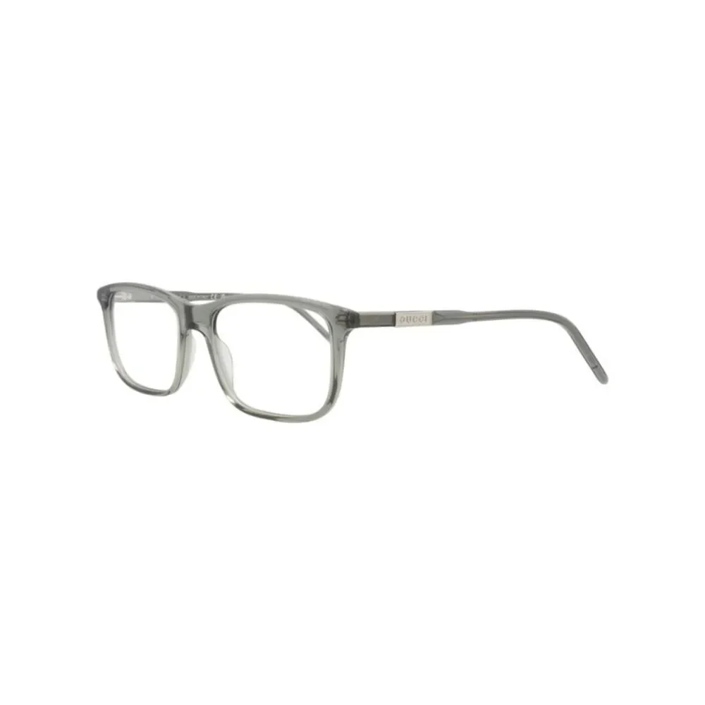 Gucci Square-Frame Acetate Optical Frames Grey Mens